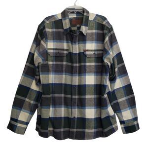 Orvis Men's XXL Flannel Shirt / Shacket with Side Pockets
